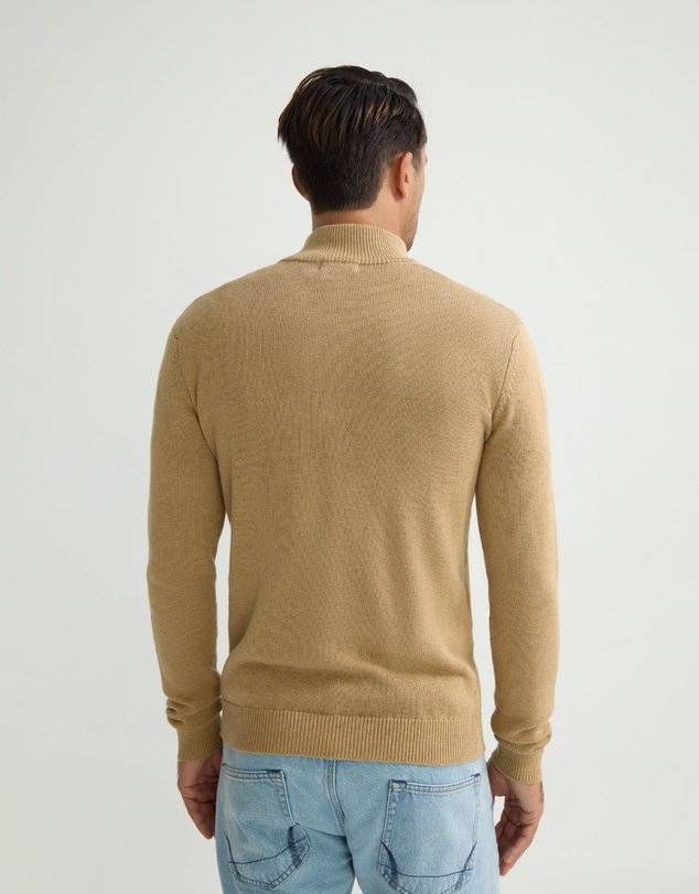 Oxford - Robert Zip Neck Knit Pullover