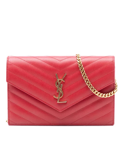 Pre-Loved by Azura Reborn - Pre-Loved Grain De Poudre Cassandre Envelope Chain Wallet