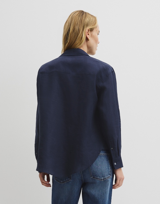 Country Road - Oversized Linen Shirt