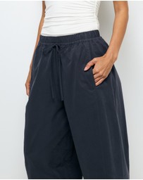 AERE - Cotton Barrel Leg Pants