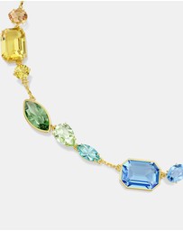 Swarovski - Gema Necklace, Mixed Cuts, Multicolored, Gold-Tone Plated