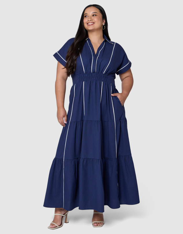 Something 4 Olivia - Indigo Maxi Dress