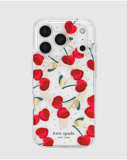 Kate Spade - Kate Spade Cherry Dot MagSafe Case for iPhone 17 Pro