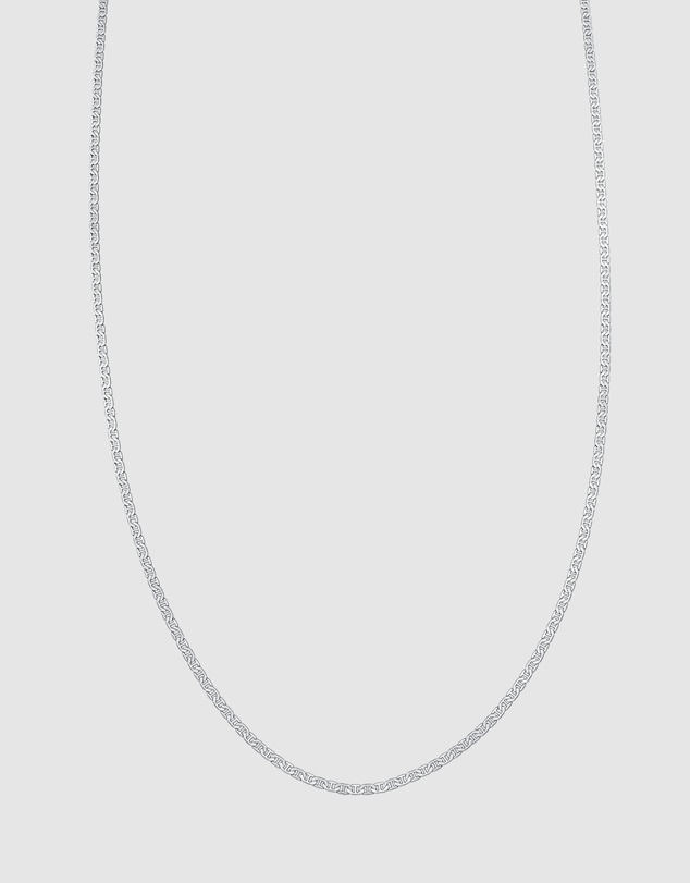 Kuzzoi - ICONIC EXCLUSIVE - Classic Mariner Chain Necklace in 925 Sterling Silver