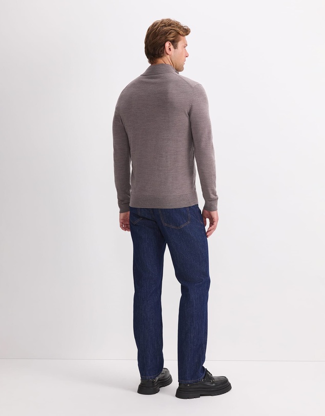 Sportscraft - Merino Quarter Zip Knit