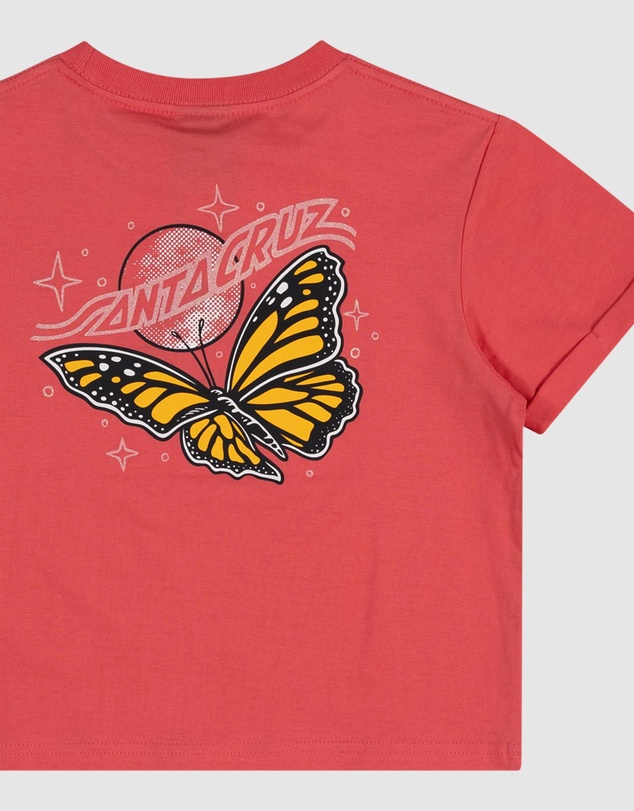 Santa Cruz - Winged Moon Strip Centre Short Sleeve Tee - Teens