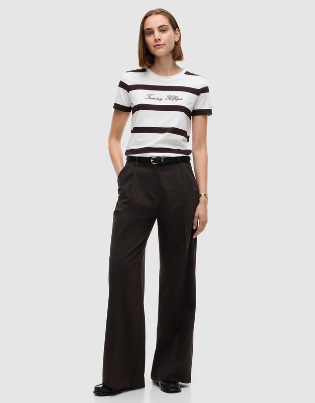 Tommy Hilfiger - Logo Jersey Crew Neck T-Shirt