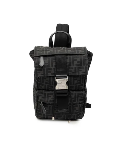 Pre-Loved by Azura Reborn - Pre-Loved Small Zucca Canvas Fendiness Backpack
