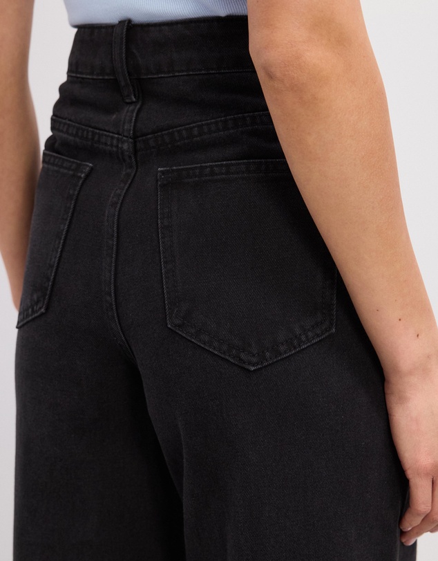 The Fated - Sarah Cropped Straight Wide Jeans
