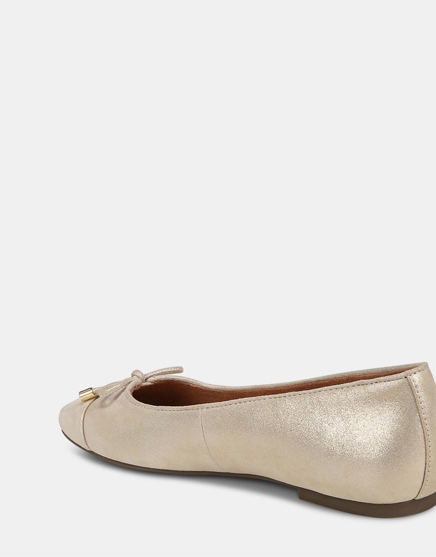 Vionic - Klara Ballet Flat - Gold Leather