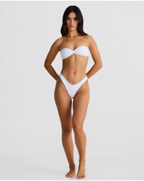 Vacay Swimwear - Positano Top White