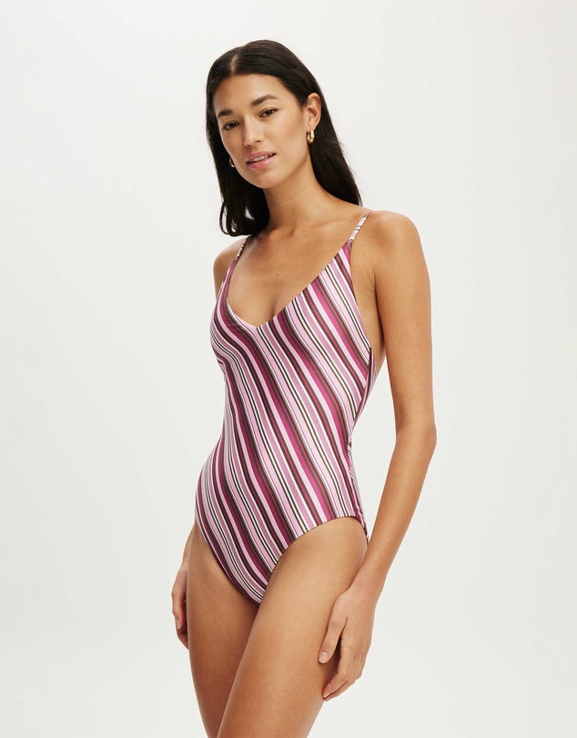 Cotton On Body - Thin Strap V Neck One Piece Full
