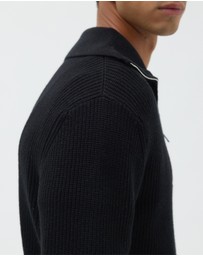 AERE - Wool Blend Quarter Zip