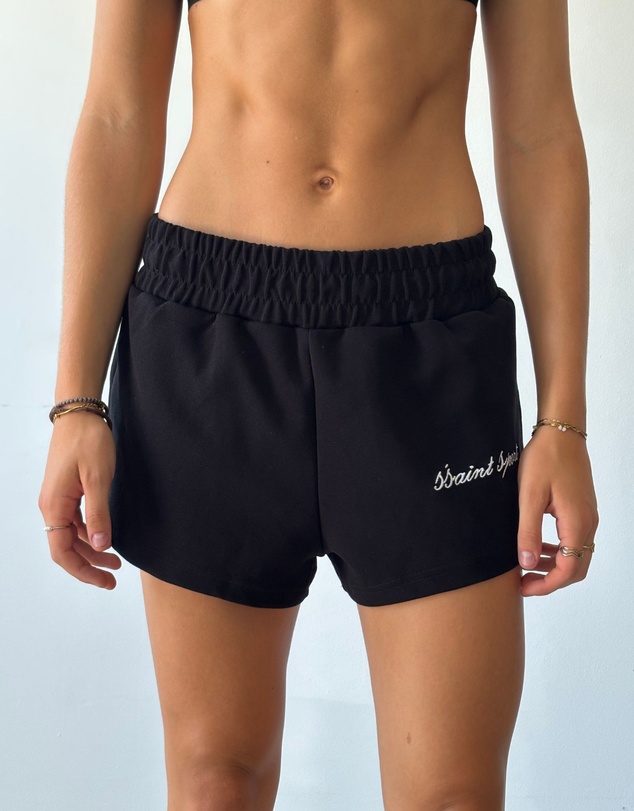 SSAINT - SŚAINT Sport Track Short Black