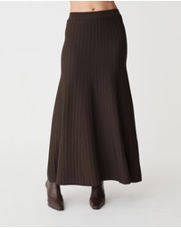 Forcast - Nevaeh A-Line Knit Skirt