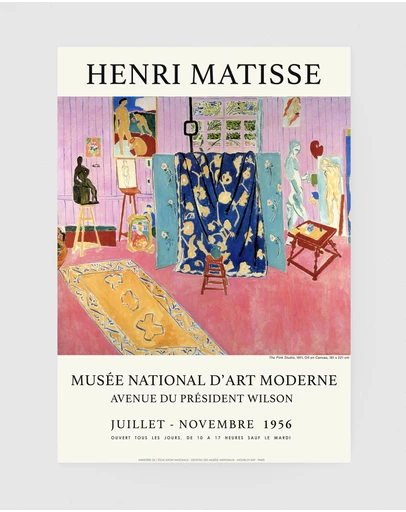 Inka Arthouse - The Pink Studio by Henri Matisse Art Print