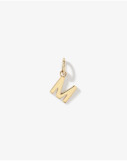 Michael Hill - Letter M Initial Pendant in 10kt Yellow Gold