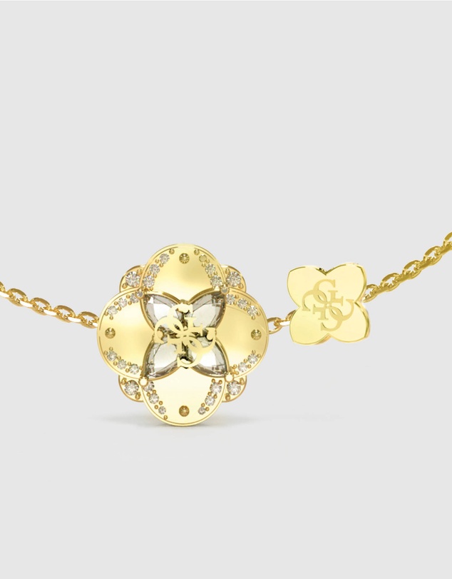 GUESS - Gold-Tone Wild Flower Bracelet