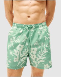 Tommy Hilfiger - Original Print Mid Length Swim Shorts