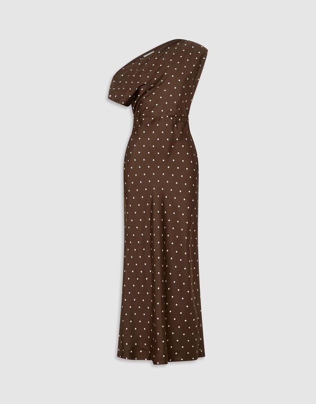 Oroton - Graphic Spot Silk Dress