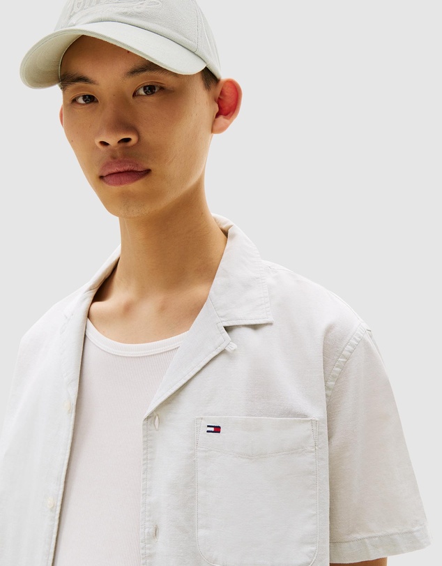 Tommy Jeans - Linen Blend Regular SS Shirt