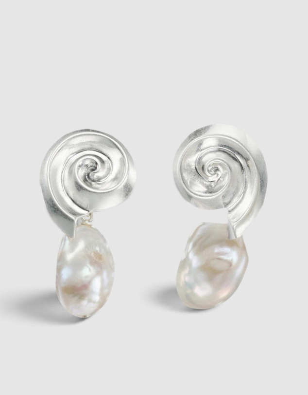 Oroton - Maurie Pearl Drop Stud Earrings