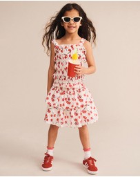 Huxbaby - Cherry Tiered Skirt - ICONIC EXCLUSIVE - Babies-Kids