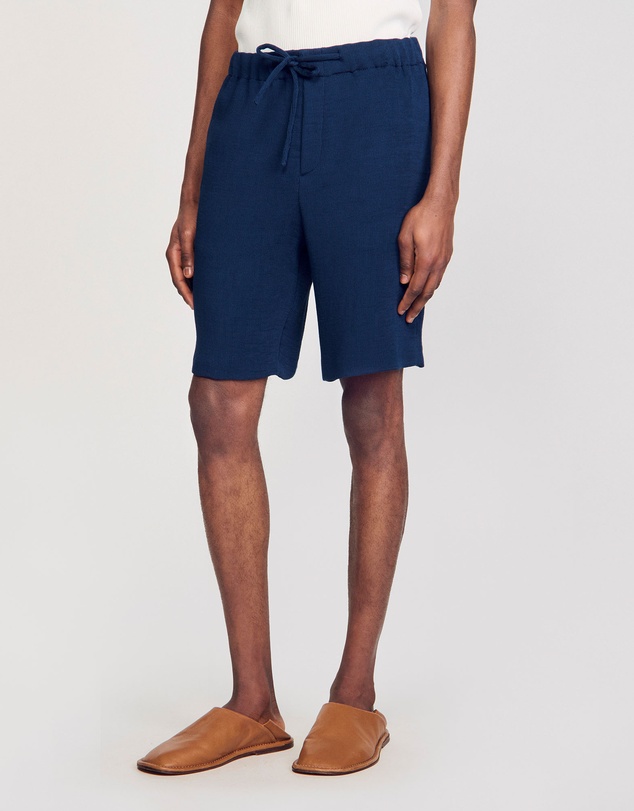 Sandro - Micropleated Shorts