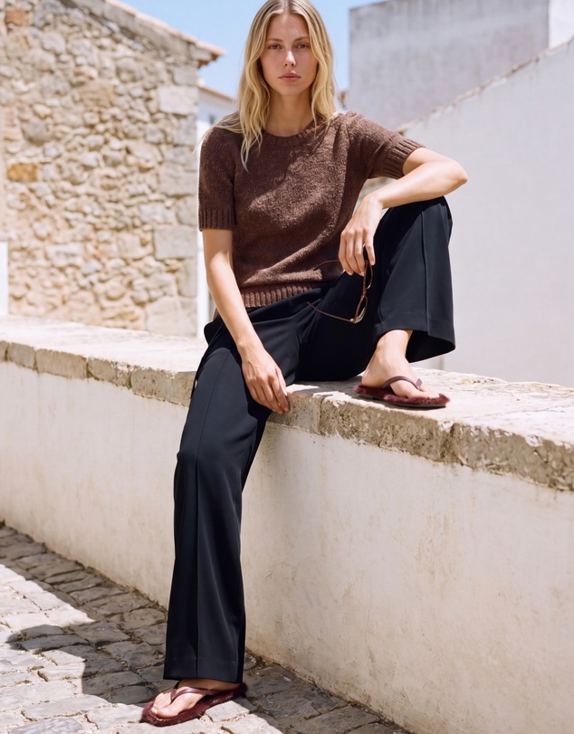 The Fated - Jorja Boucle Knit Top