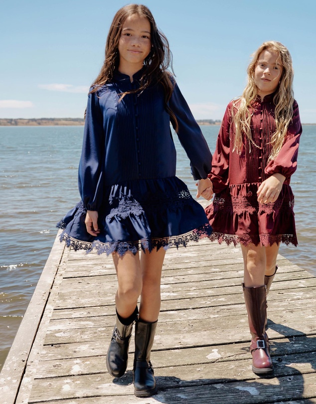 Bardot Junior - Anie Satin Shirt Dress - Kids-Teens