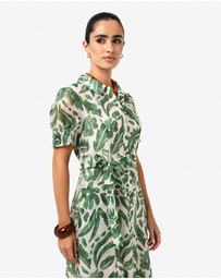 Forcast - Tallulah Belted Shirt Dress