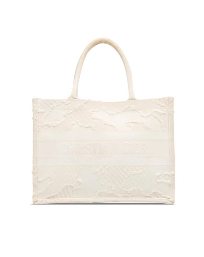Pre-Loved by Azura Reborn - Pre-Loved dior Dior Book Tote Bag in Beige Canvas