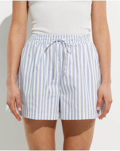 Blue & White Stripe