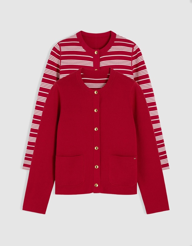 Tommy Hilfiger - Premium Knit Reversible Jersey Cardigan