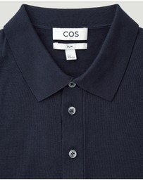 COS - Knitted Silk Polo Shirt