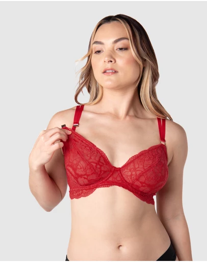 Hotmilk Maternity Lingerie - Heroine Plunge Nursing Bra