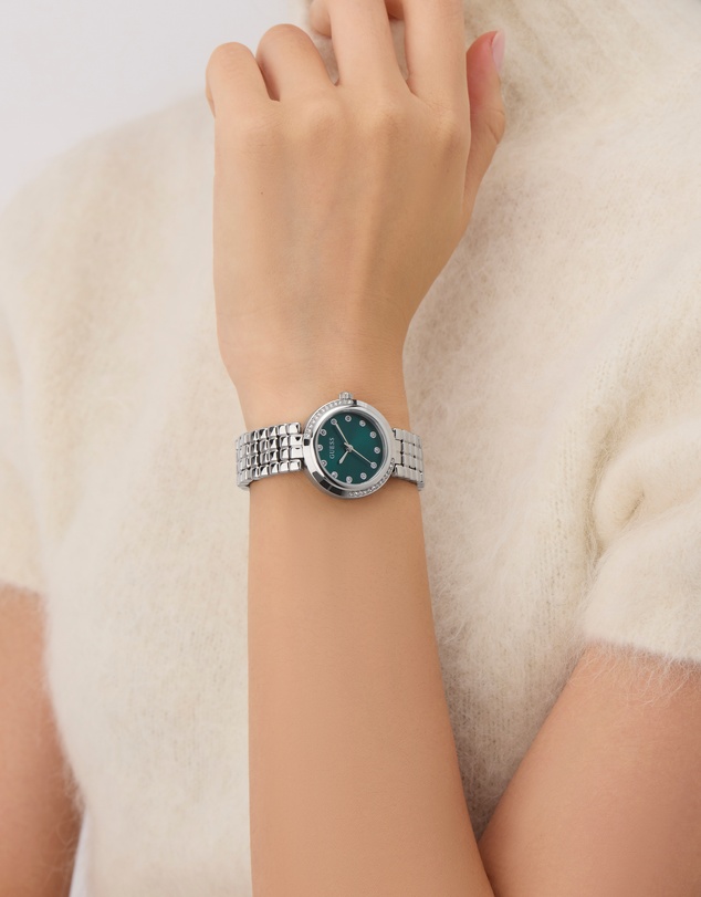 GUESS - Guess Clara Ladies Silver Tone Analogue Watch