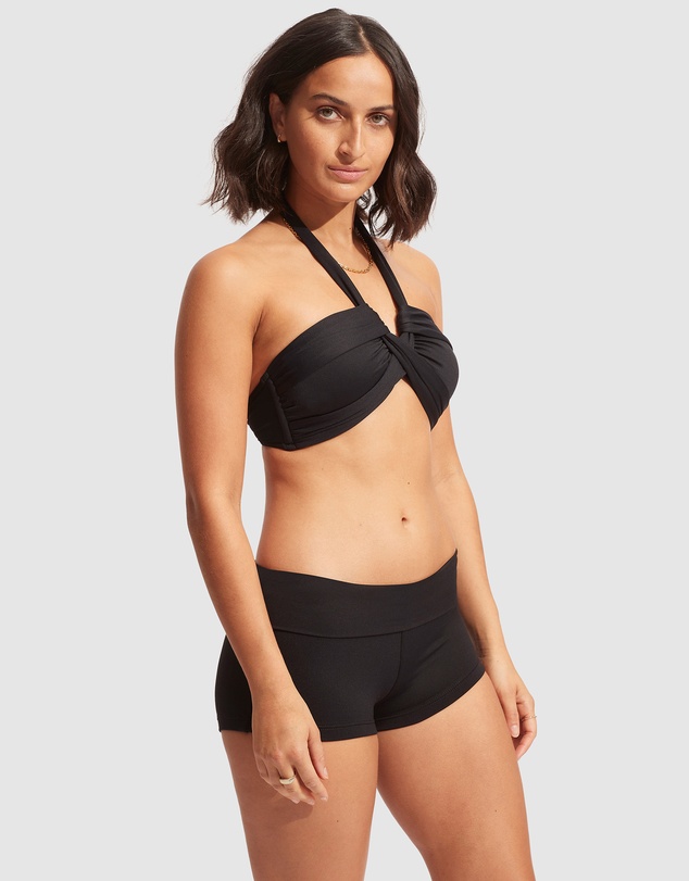 Seafolly - Seafolly Collective Roll Top Boyleg Bikini Bottoms