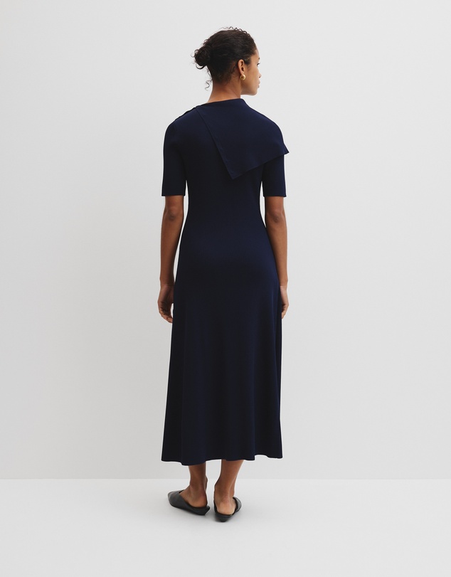 Country Road - Trim Detail Knit Dress