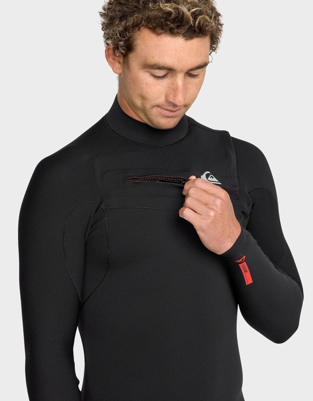 Quiksilver - Mens 4/2mm Highline Chest Zip Wetsuit