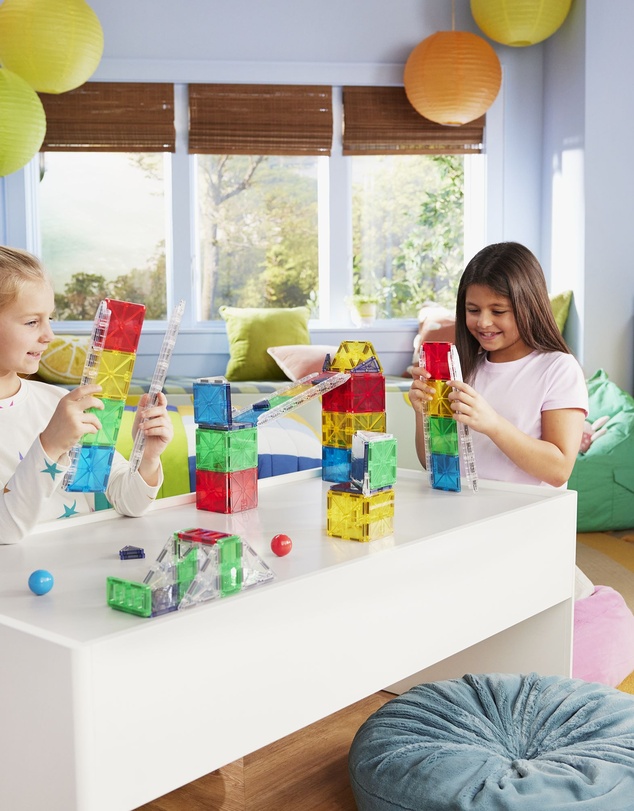 Magna-Tiles - MAGNA-TILES - Rail Racers Deluxe - 90 Piece