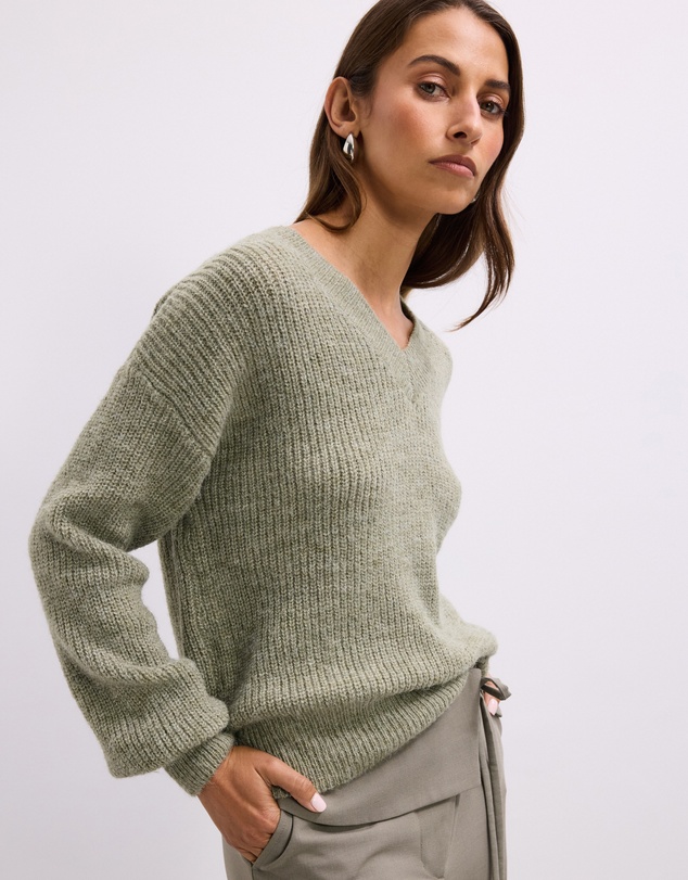 The Fated - Tyler V-Neck Knit Jumper