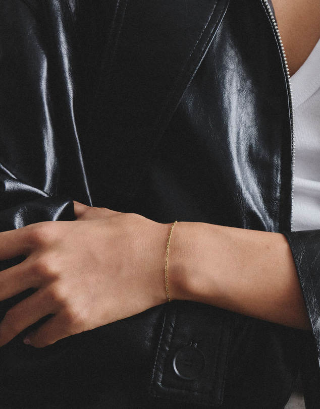 THOMAS SABO - Gold-Tone Stainless Steel Figaro Bracelet 1.4mm