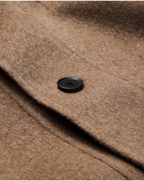 Calibre - Double Face Funnel Neck Coat Beige Combo