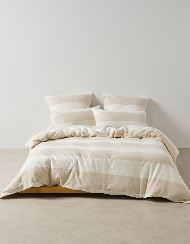 Linen House - Vintage Wide Stripe European Pillowcase