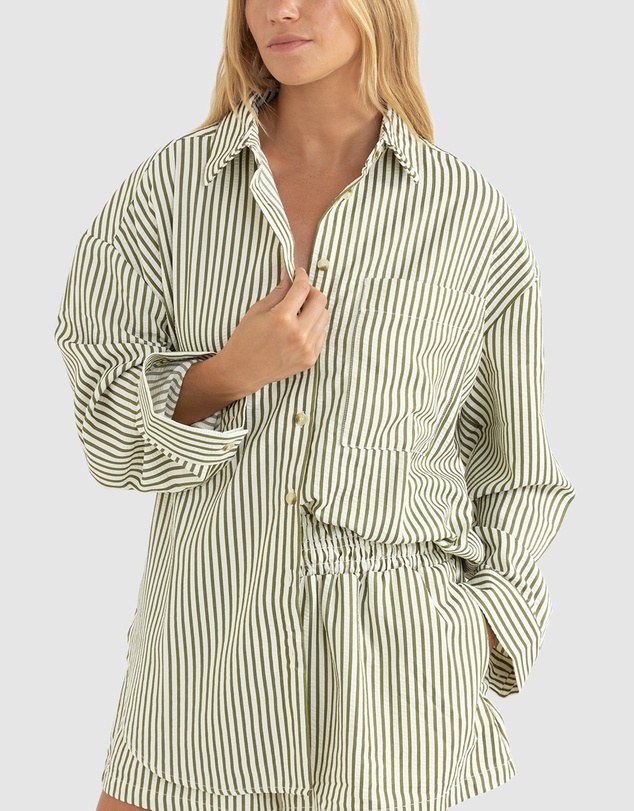 Rhythm - Cove Stripe Long Sleeves Shirt