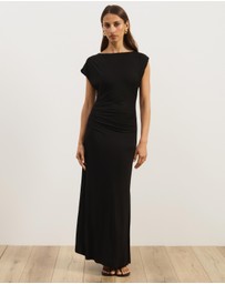 Atmos&Here - Ruth Jersey Midi Dress With Side Split