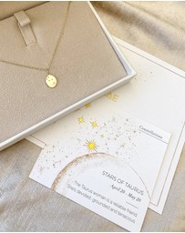 Luna Rae - Solid Gold - Stars of Taurus Diamond Necklace