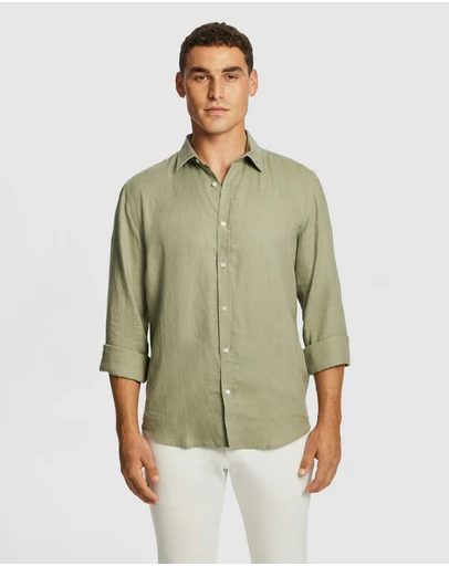 yd. - West Hampton Pure Linen Shirt
