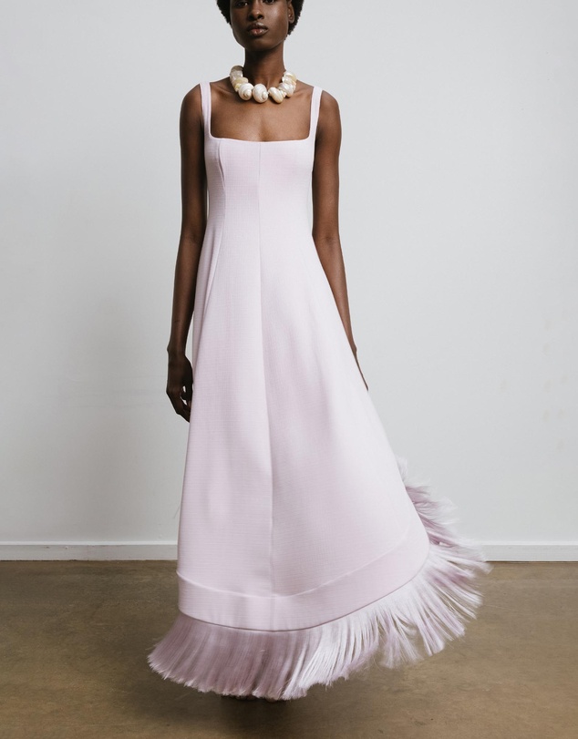 Clea - Emine Fringe Hem Dress